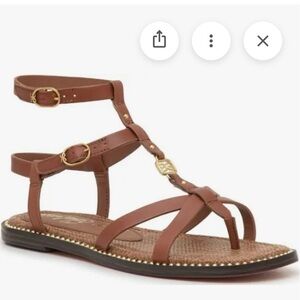Tan Leather Gladiator Sandals in Great Shape
